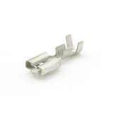 Kabelschoen,vlak,huls,6.3 ongeisoleerd, 1.5-2.5mm, vertind, 0,8mm