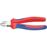 Knipex Zijsnijtang gepolijst, met meercomponenten-handgrepen 180mm