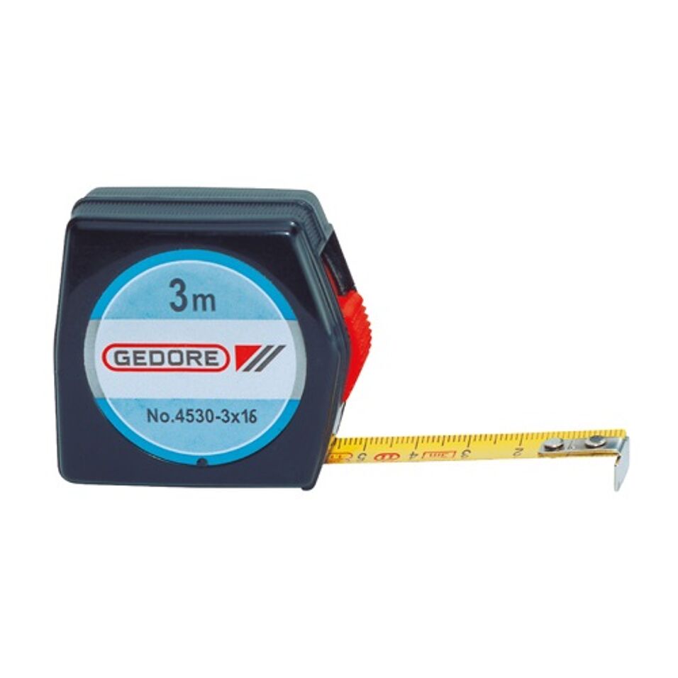 Product afbeelding Gedore rolmaat met rem 4530 16mmx3m