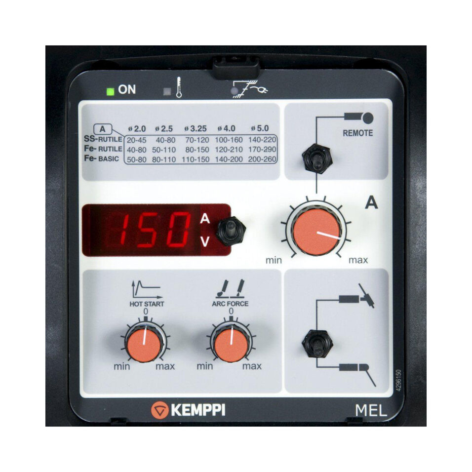 Product afbeelding Kemppi functiepaneel mel