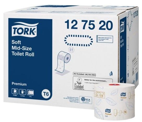 Tork Premium toiletpapier Compact Autoshift Soft doos 127520