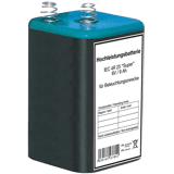 Blokbatterij IEC4R25 Super 6V/9Ah