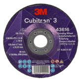 3M Cubitron 3 Afbraamschijf met verlaagd asgat, 43616, 36+, T27, 125mm x 7mm x 22,23mm