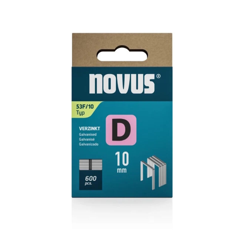 Product afbeelding Novus Niet plat D 53F/10mm 600st