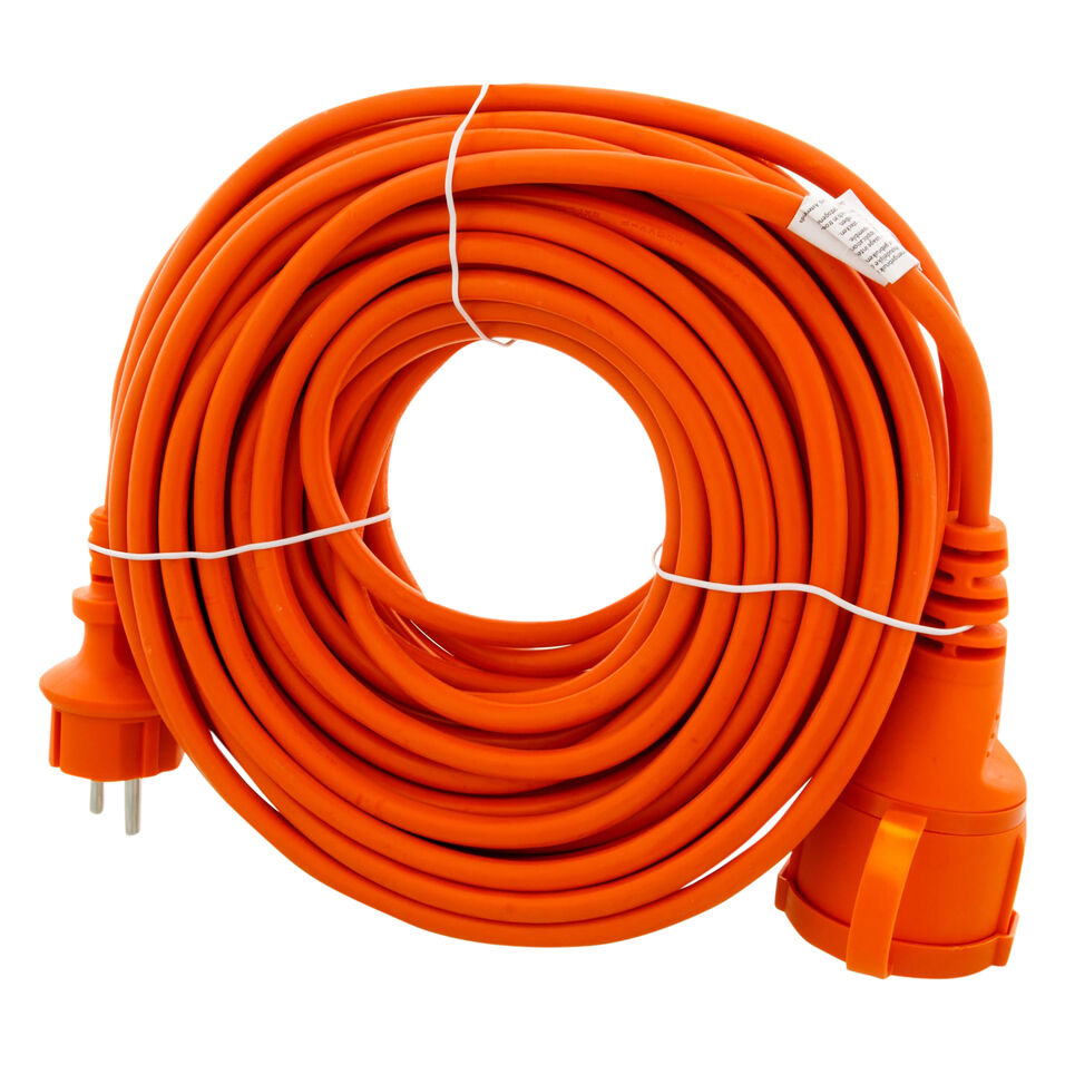 Product afbeelding Exin verlengsnoer oranje 2 x 1.5     20m