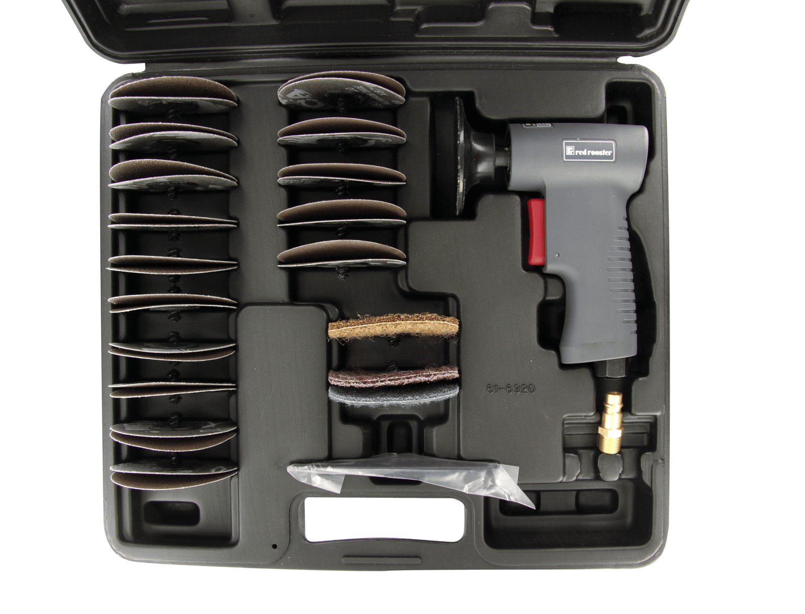 Red Rooster Automotive Mini schuurmachine in set 75mm - RRS-60153K