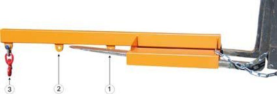 Product afbeelding Lastarm star RAL 2000        LA 1600-2,5