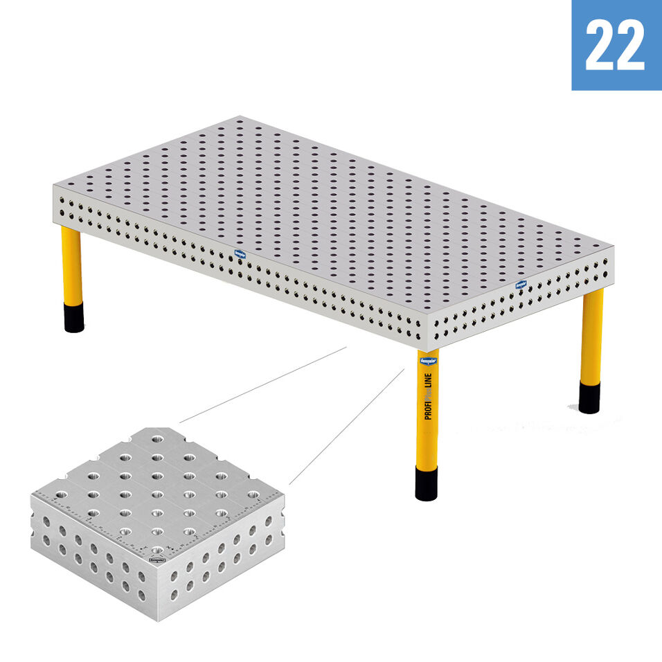 Product afbeelding Demmeler opspantafel PL 2000x1000x850 mm