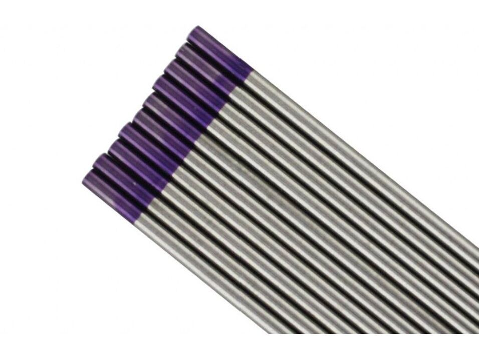 Product afbeelding Wolfram elektrode RE paars 1mm