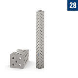 Demmeler afstandsbalk U-vorm L2000 dr