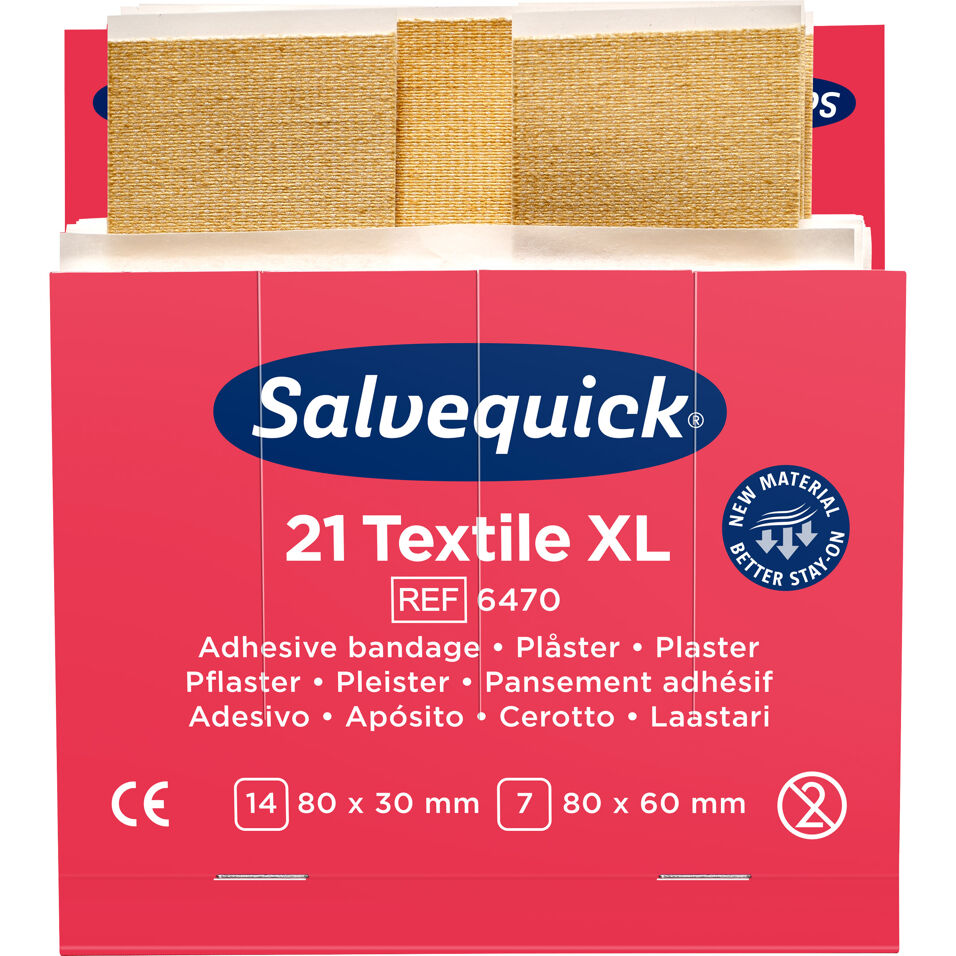 Product afbeelding Salvequick Textielpleister 6x21 6470