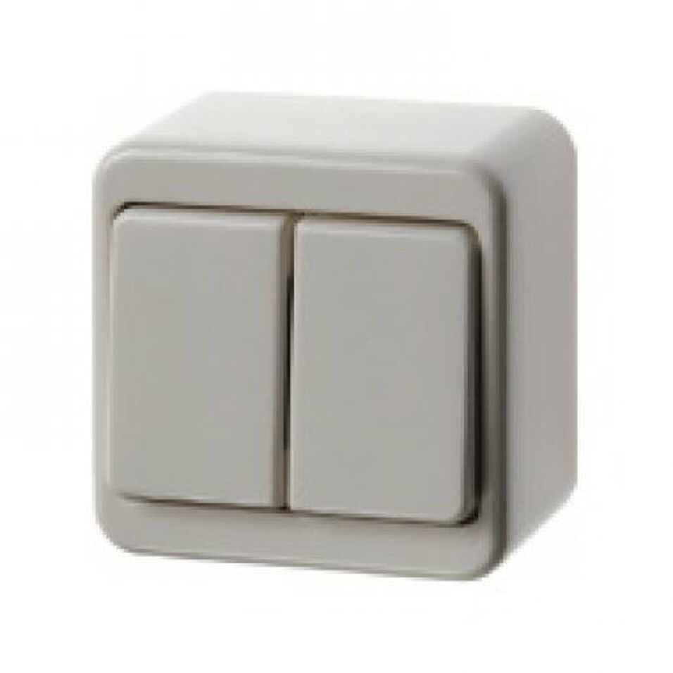 Product afbeelding Berker wipschakelaar serie wit glanzend 61300540 opbouw