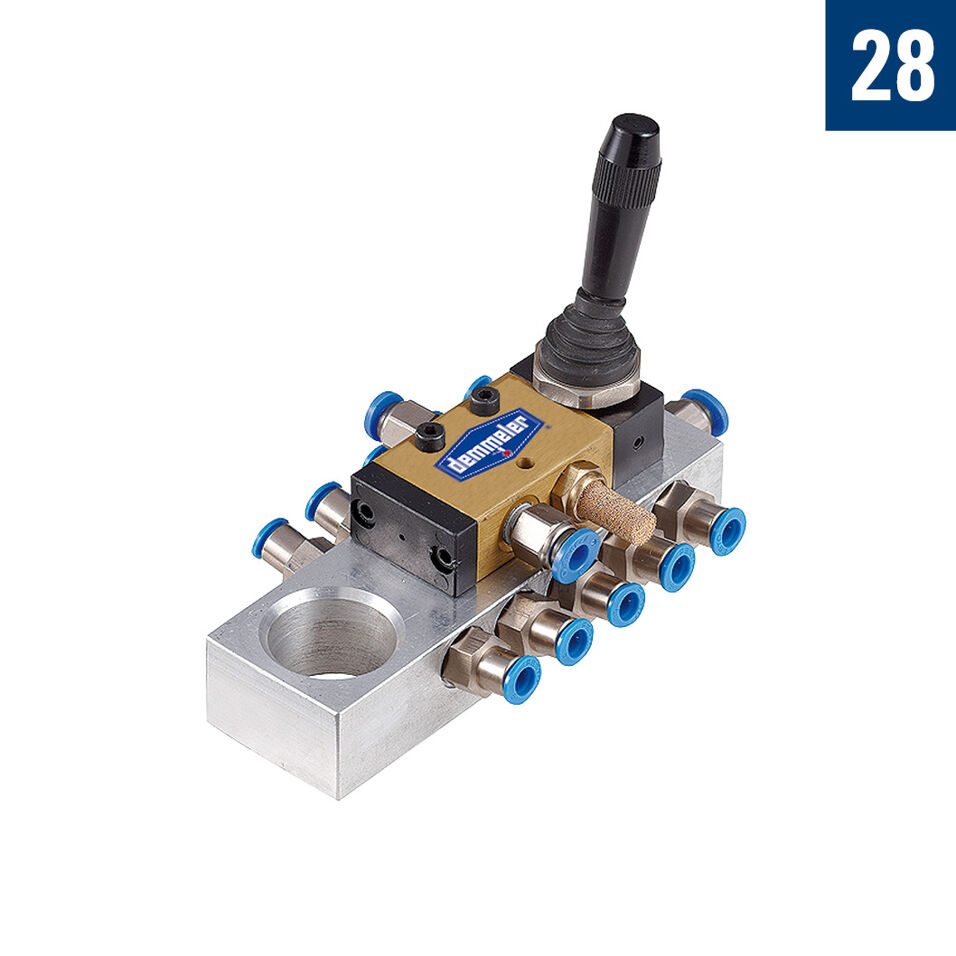 Product afbeelding Demmeler ventielblok met handventiel