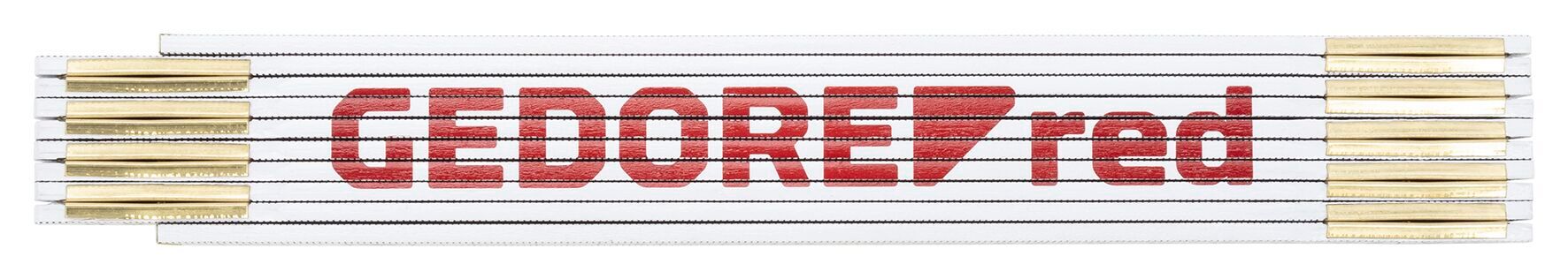 Gedore Red duimstok hout 2m 10-delig