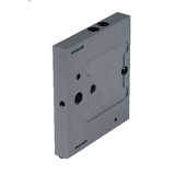 Metalwork eindplaat blind