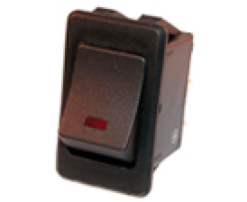 Product afbeelding Tuimelschakelaar - on/off - 20A - rood