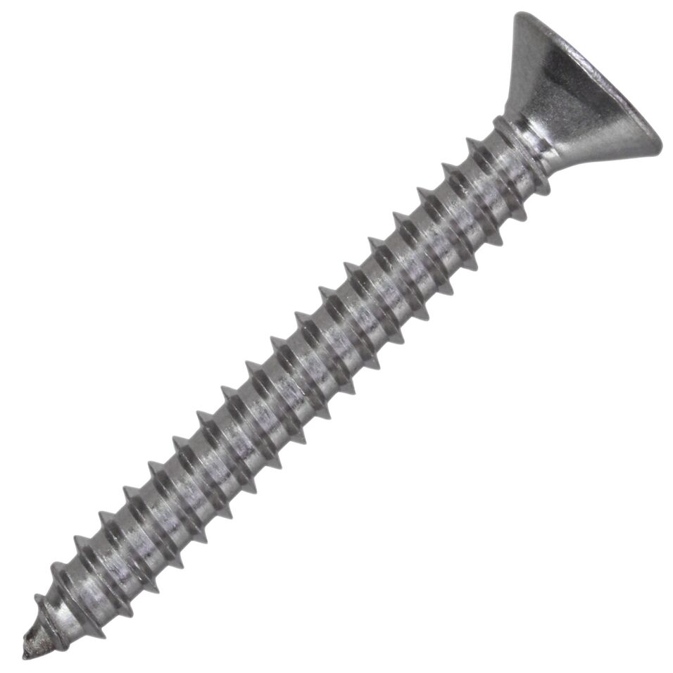 Product afbeelding Verzonken plaatschroef Phillips DIN 7982 C RVS A2 - 6,3x19 mm
