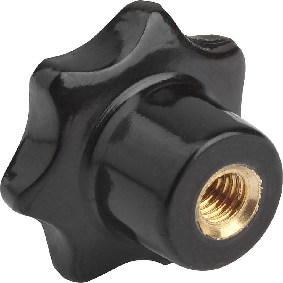 Product afbeelding Sterknop met binnendraad, DIN 6336 vorm K M6 Diameter 32 mm