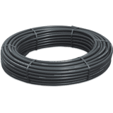 Drukbuis PE40 25 mm x 2,7 mm glad SDR9 6bar zwart 100m KIWA
