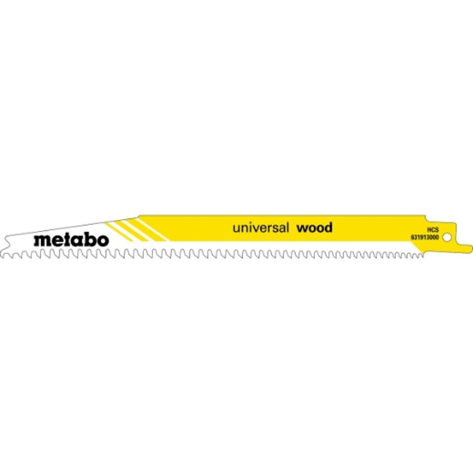 Product afbeelding Metabo reciprozaagblad HCS    200x1,25mm