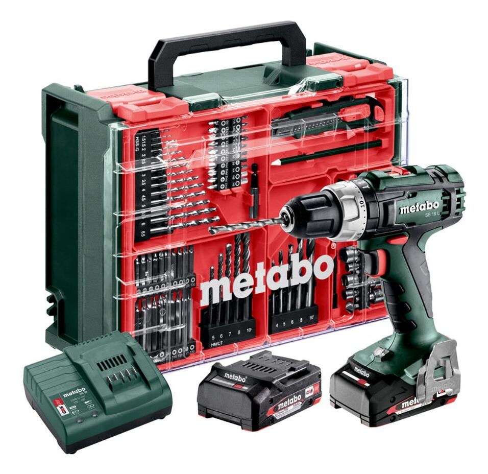 Product afbeelding Metabo accu klopboormachine SB 18 L Set Mobile