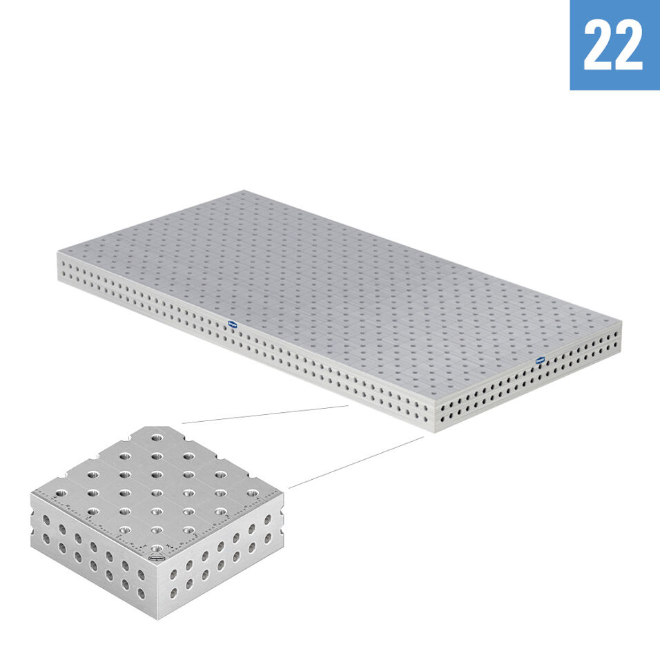 Product afbeelding Demmeler opspantafel PL 2400x1200x150 mm