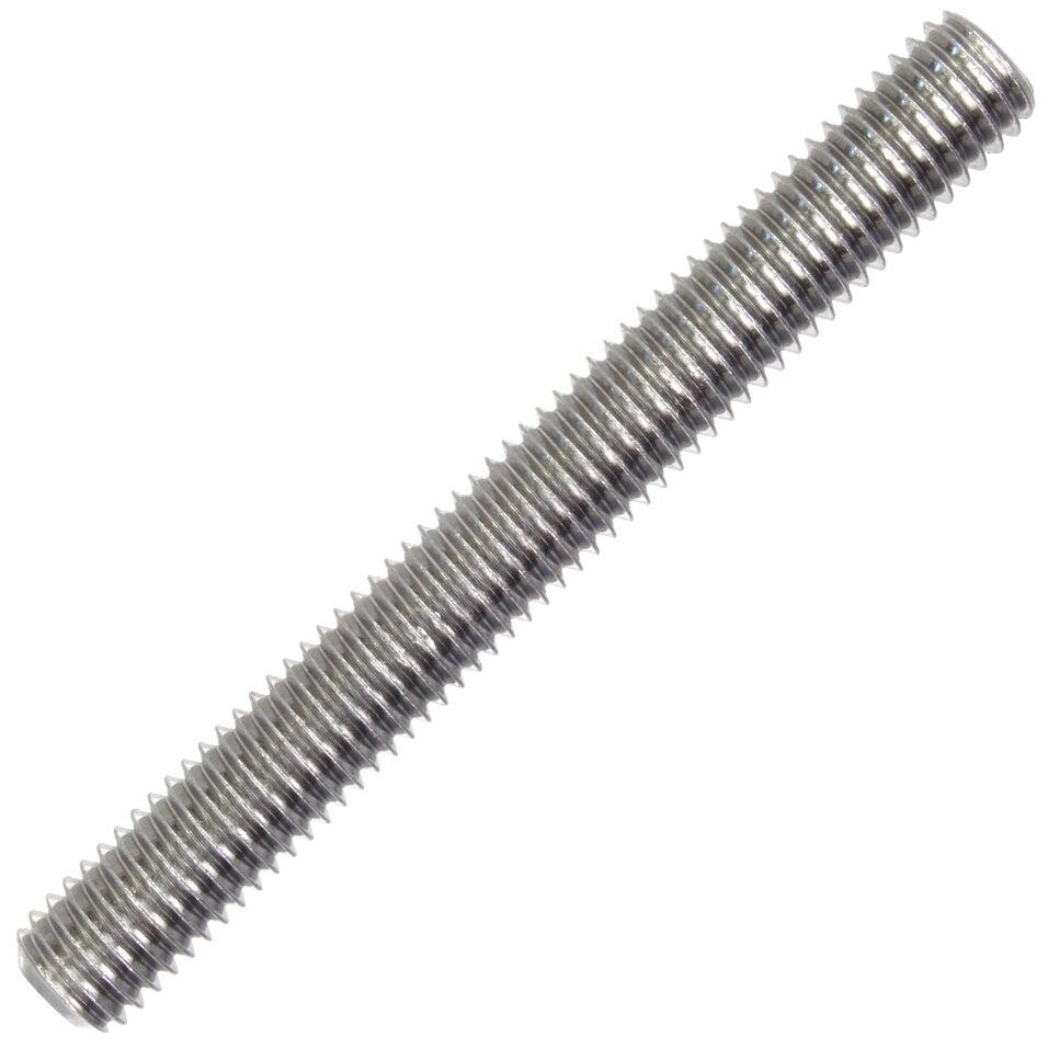 Product afbeelding Stelschroef met binnenzeskant en kratereind DIN 916 RVS A2 - M4x6 mm