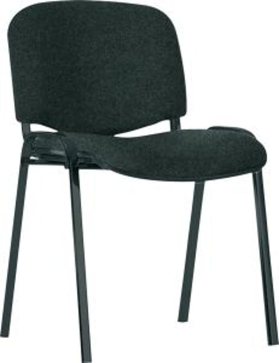 Product afbeelding Bezoekersstoel ISO  zwart/zwart