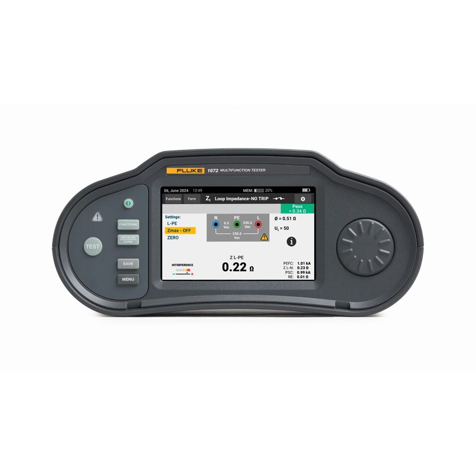 Product afbeelding Fluke multifunctionele installatietester 1672 SCH