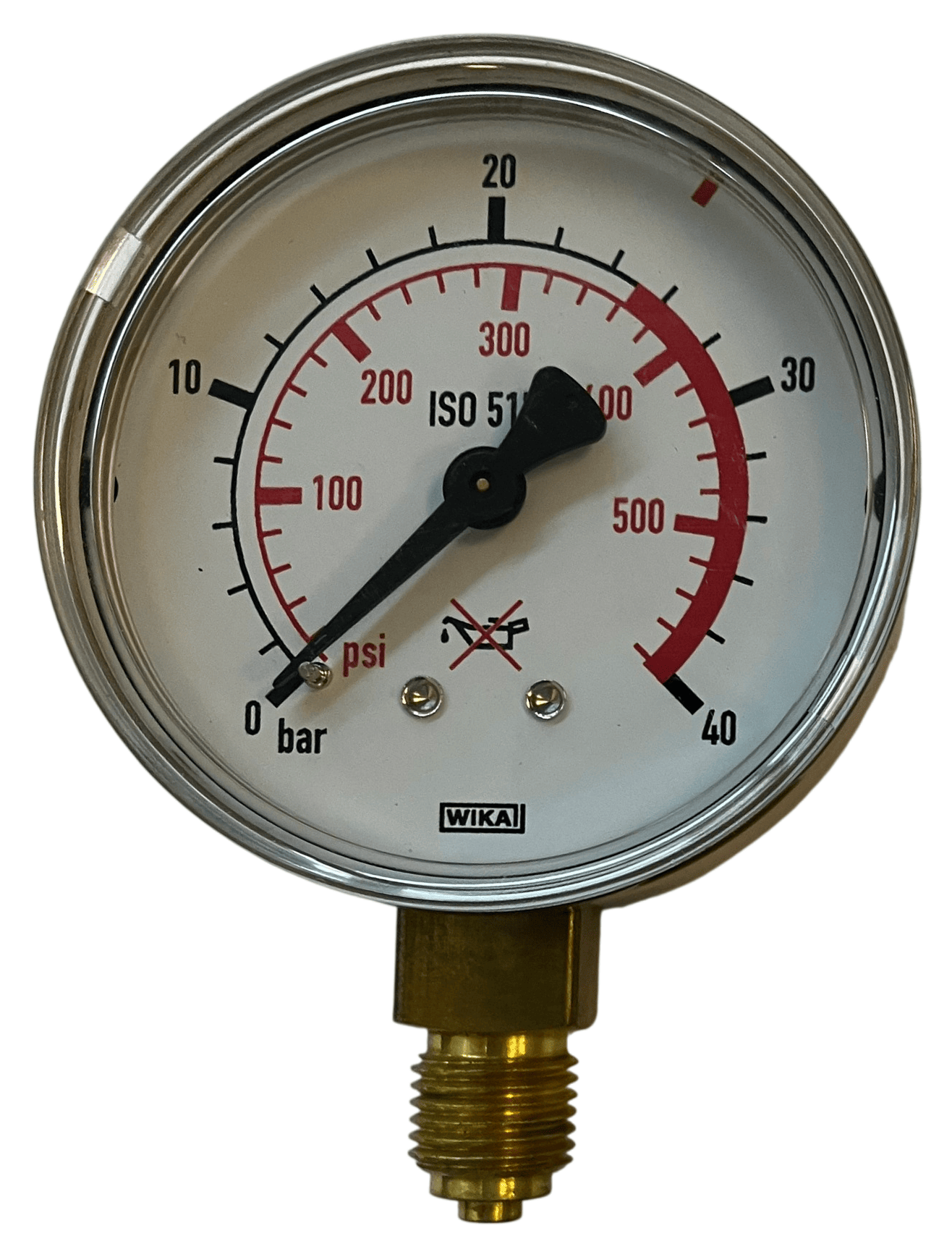 Harris manometer 0-16 bar 63mm 1/4