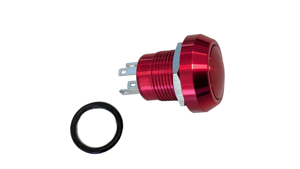 Product afbeelding Topreach HCD500-6 drukschakelaar rood