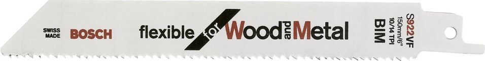 Product afbeelding Bosch Reciprozaagblad S 922 VF a 5 stuks