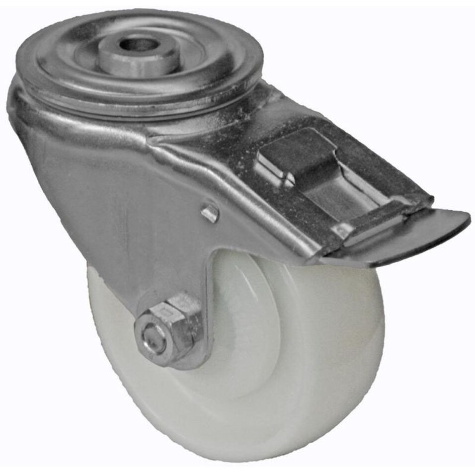 Product afbeelding Colson zwenkwiel BTPN met boutgat en rem 100 x 30mm 250kg