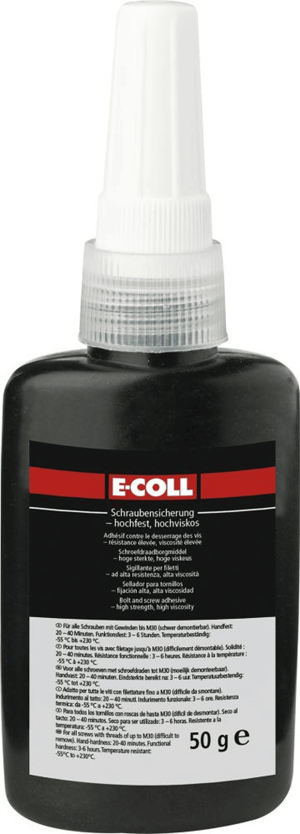 Product afbeelding E-Coll Schroefdraadborging  HF-HV 50 ml