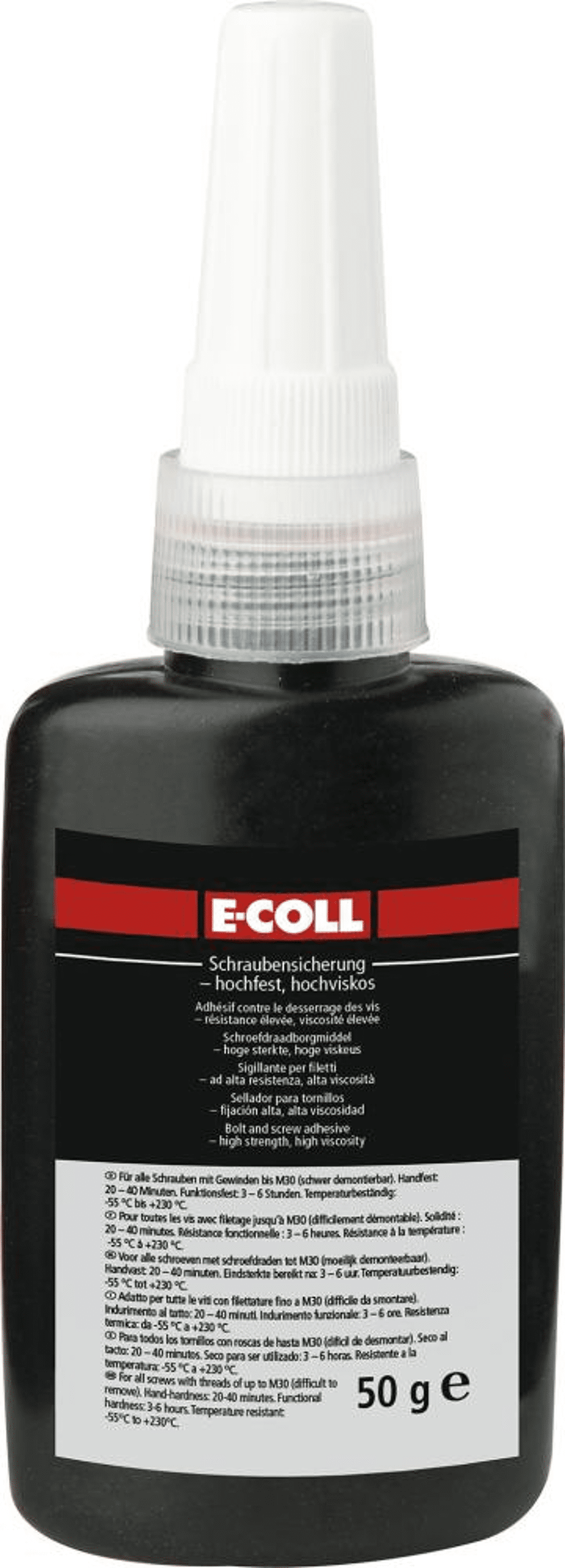 Product afbeelding E-Coll Schroefdraadborging  HF-HV 50 ml