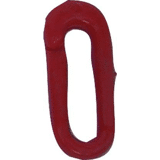 Verbindingsschakel rood, kunststof 6mm
