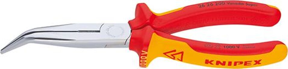 Product afbeelding Knipex VDE-telefoontang gebogen, met meercomponenten-handgrepen 200mm