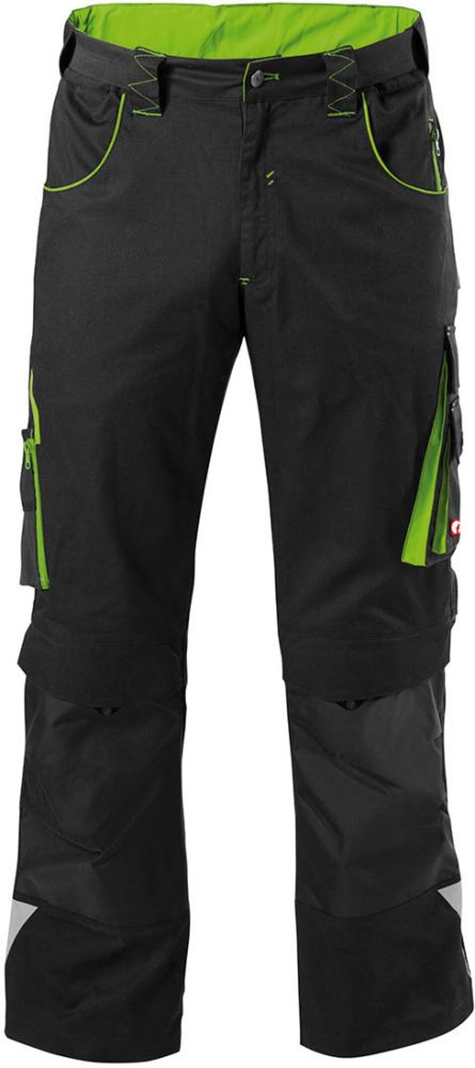 Product afbeelding Fortis werkbroek 24 zwart/groen maat 52
