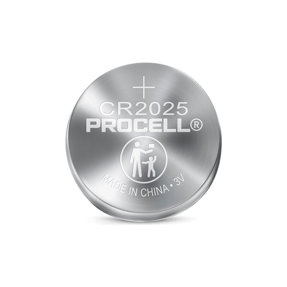 Product afbeelding Procell lithium-knoopcel 2025, 3 volt, blister a 5 stuks