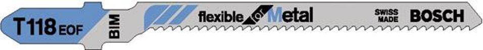 Product afbeelding Bosch Decoupeerzaagblad T 118 EOF a 5 stuks