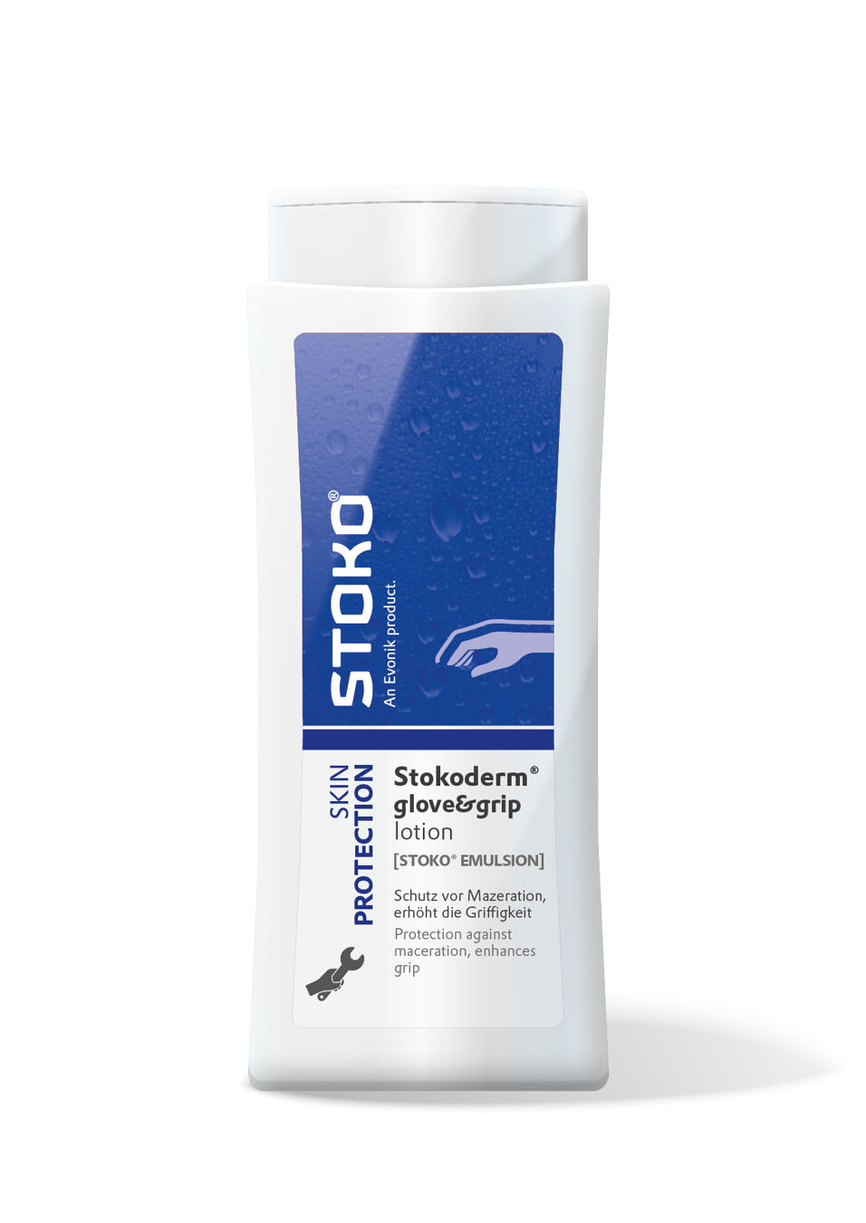 Product afbeelding Stoko huidbescherming Stokoderm glove&grip fles a 250 ml