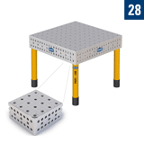 Demmeler opspantafel PE 1000x1000x850 mm