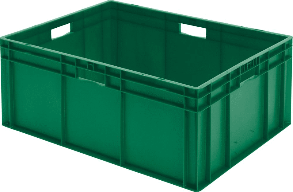 Product afbeelding Stapelbare transportbak 800x600x320 mm groen