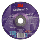 3M Cubitron 3 Afbraamschijf met verlaagd asgat, 74433, 36+, T27, 150 mm x 7 mm x 22,23 mm