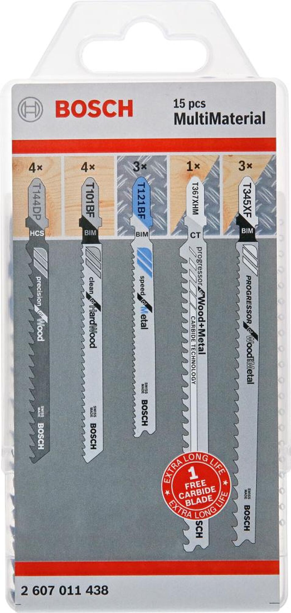 Product afbeelding Bosch Set zaagbladen multi materiaal 14+1 dlg