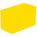 Inzetbakje 108x54x63 mm geel