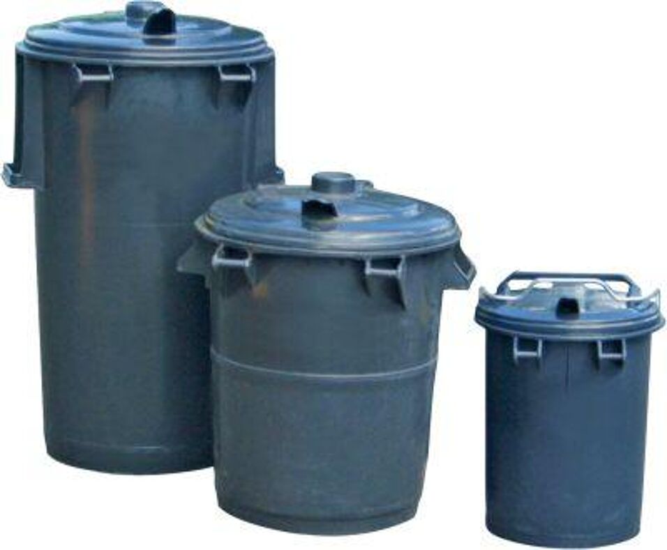 Product afbeelding Afvalemmer kunststof 50 ltr, met beugel