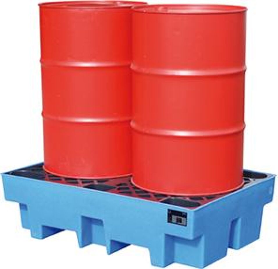 Product afbeelding Opvangbak 2 vaten a 200l  1220x820x330mm