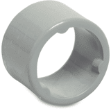 Verloopring PVC-U 40 mm x 110 mm lijmmof x spie grijs KOMO