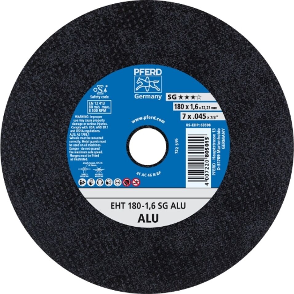 Product afbeelding Pferd Doorslijpschijf- EHT 180-1,6 SG ALU